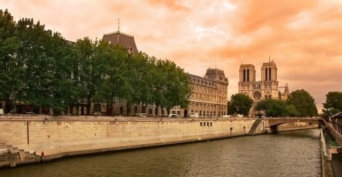 The Seine and Notre-Dame in Paris